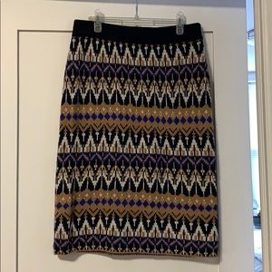 Anthropologie Knitted Pencil Skirt